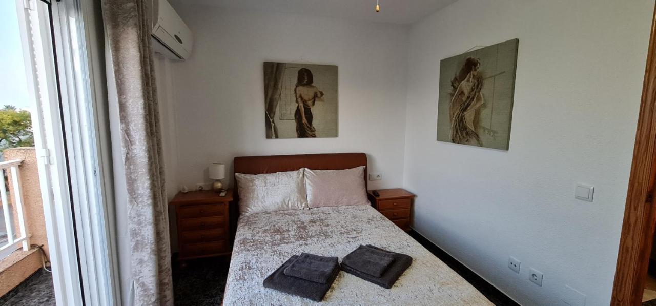 הוילה El Puerto de Mazarrón Sunrise Den, A Pie De Playa, Vista Al Mar Y Piscina מראה חיצוני תמונה